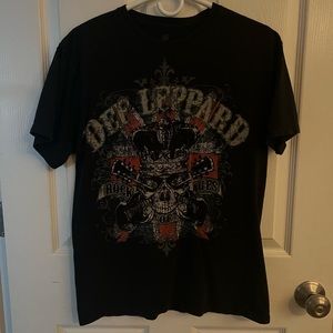Def Leppard Rock Of Ages 2012 Tour Shirt